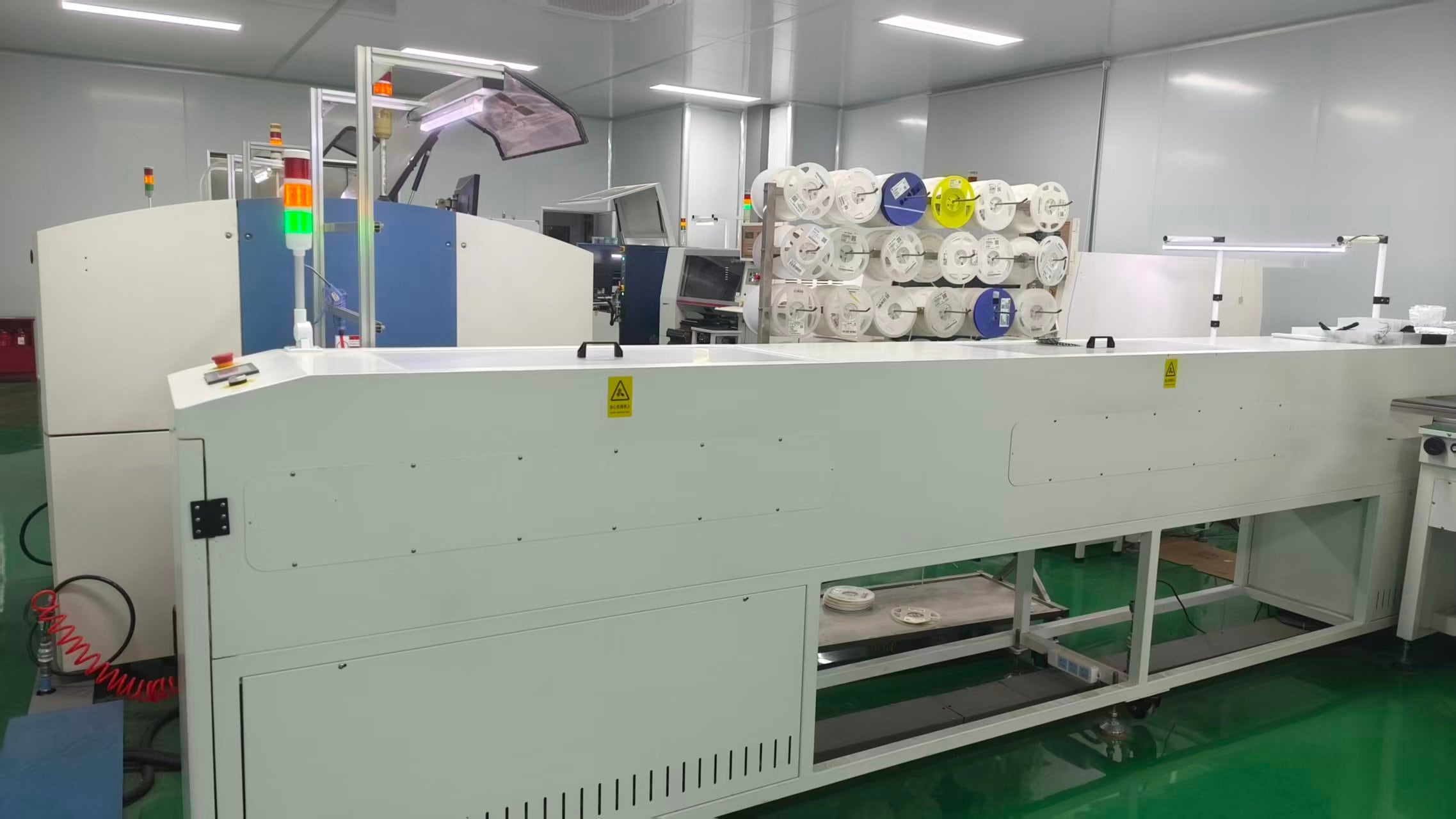 Production equipment in the workshop